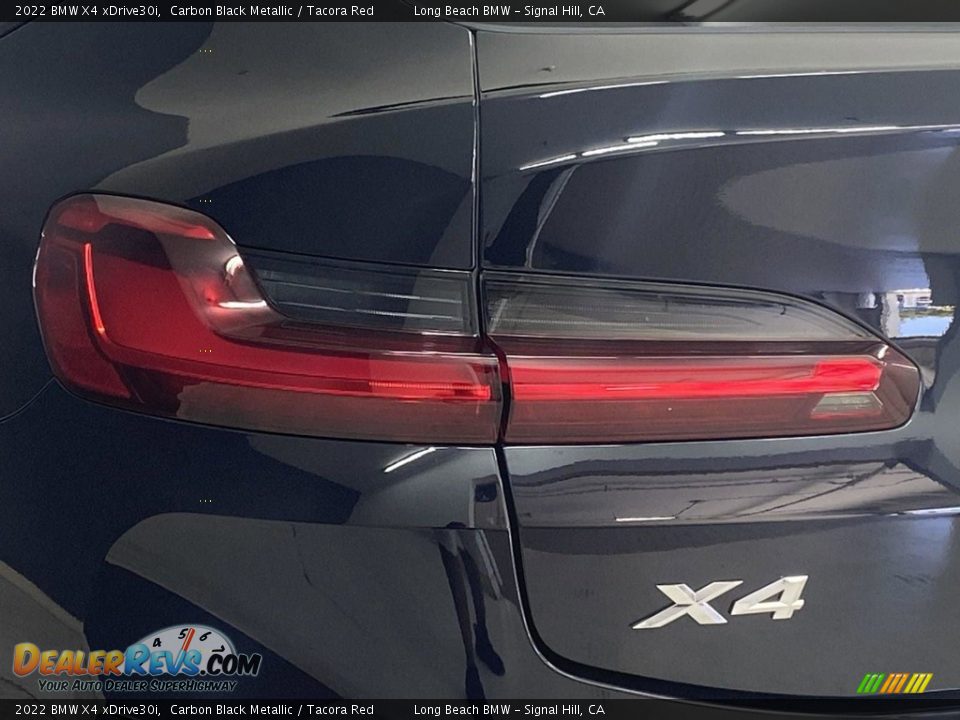 2022 BMW X4 xDrive30i Carbon Black Metallic / Tacora Red Photo #6