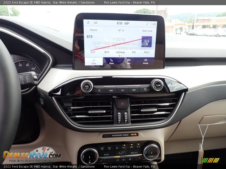 2022 Ford Escape SE 4WD Hybrid Star White Metallic / Sandstone Photo #17