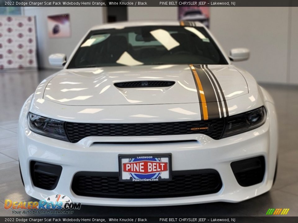 White Knuckle 2022 Dodge Charger Scat Pack Widebody Hemi Orange Photo #2