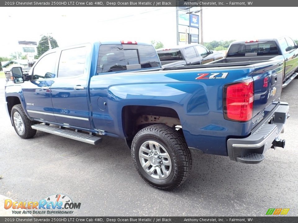 2019 Chevrolet Silverado 2500HD LTZ Crew Cab 4WD Deep Ocean Blue Metallic / Jet Black Photo #5