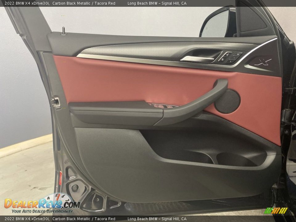 2022 BMW X4 xDrive30i Carbon Black Metallic / Tacora Red Photo #10