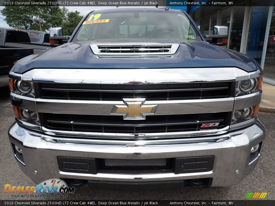 2019 Chevrolet Silverado 2500HD LTZ Crew Cab 4WD Deep Ocean Blue Metallic / Jet Black Photo #8