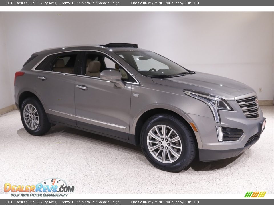 2018 Cadillac XT5 Luxury AWD Bronze Dune Metallic / Sahara Beige Photo #1