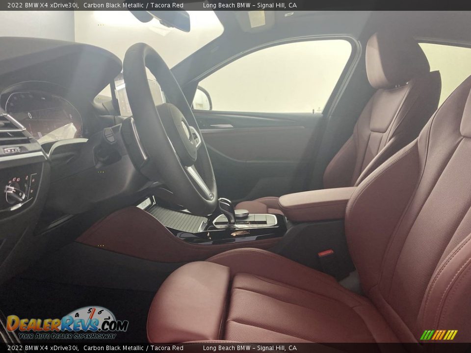2022 BMW X4 xDrive30i Carbon Black Metallic / Tacora Red Photo #13