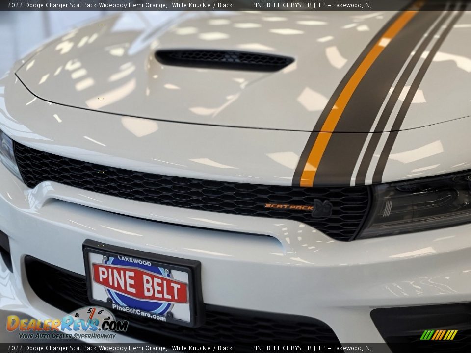 2022 Dodge Charger Scat Pack Widebody Hemi Orange White Knuckle / Black Photo #11