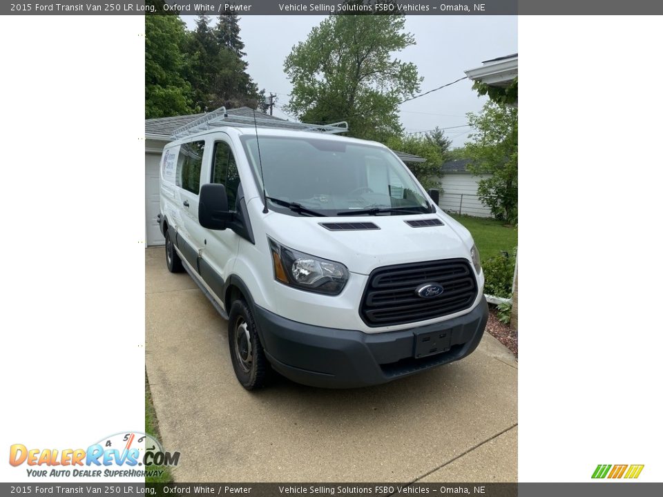 2015 Ford Transit Van 250 LR Long Oxford White / Pewter Photo #1