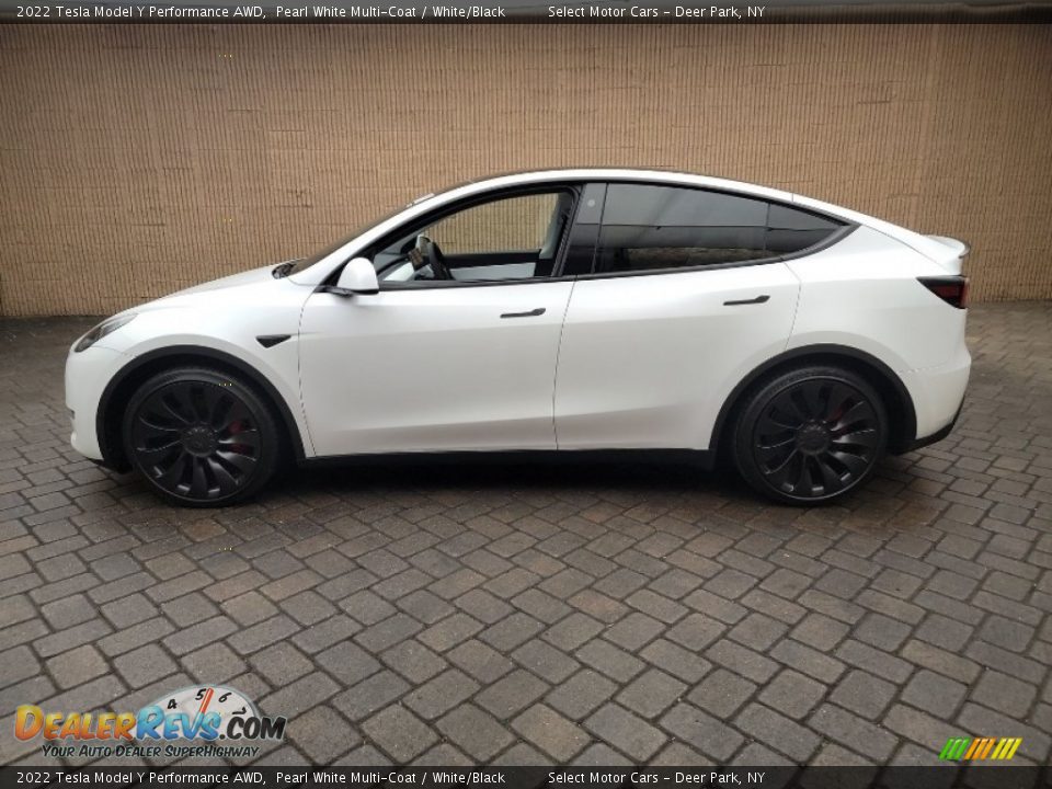 Pearl White Multi-Coat 2022 Tesla Model Y Performance AWD Photo #2