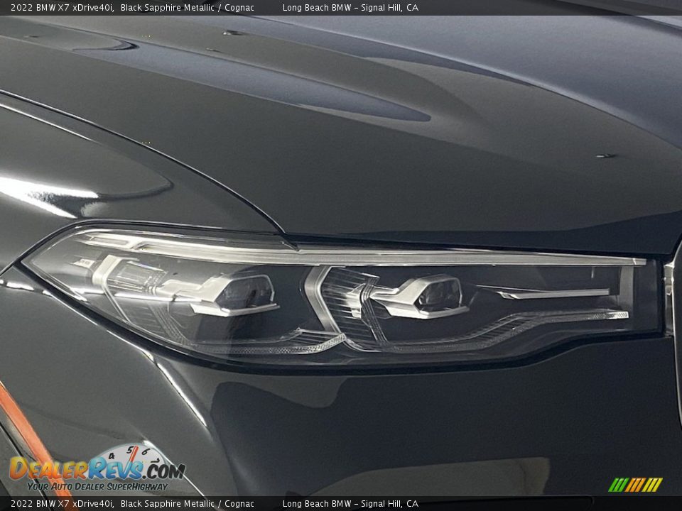 2022 BMW X7 xDrive40i Black Sapphire Metallic / Cognac Photo #4