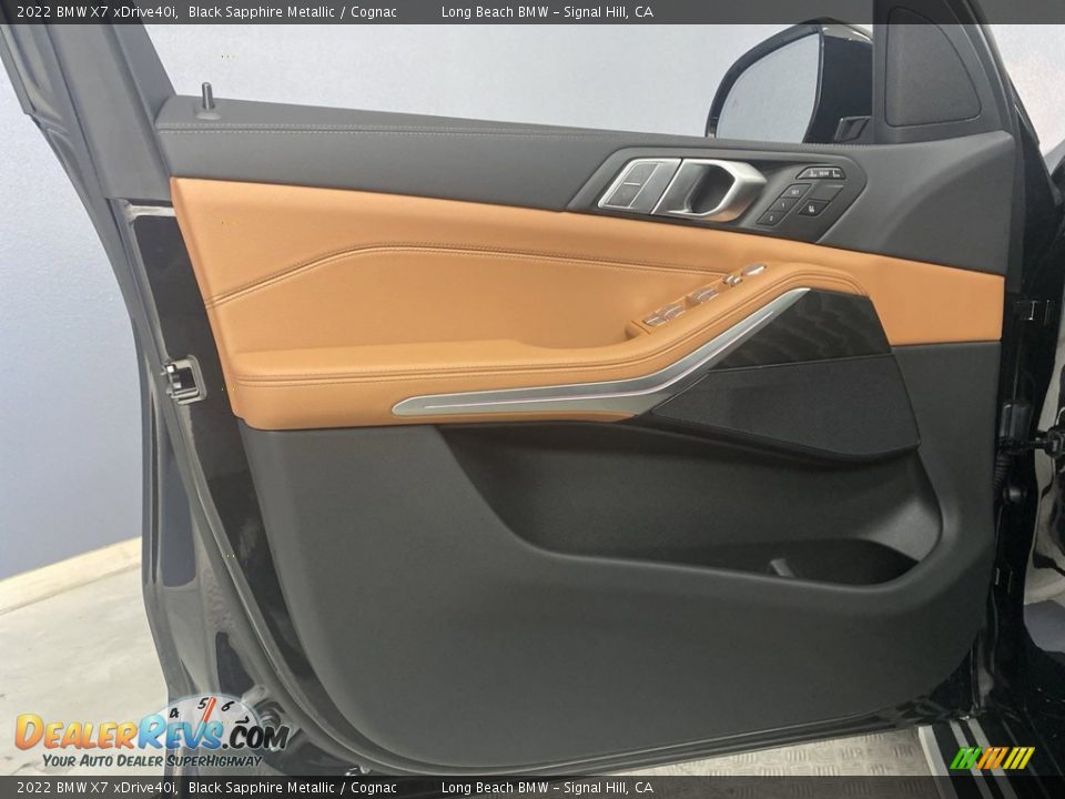 2022 BMW X7 xDrive40i Black Sapphire Metallic / Cognac Photo #10