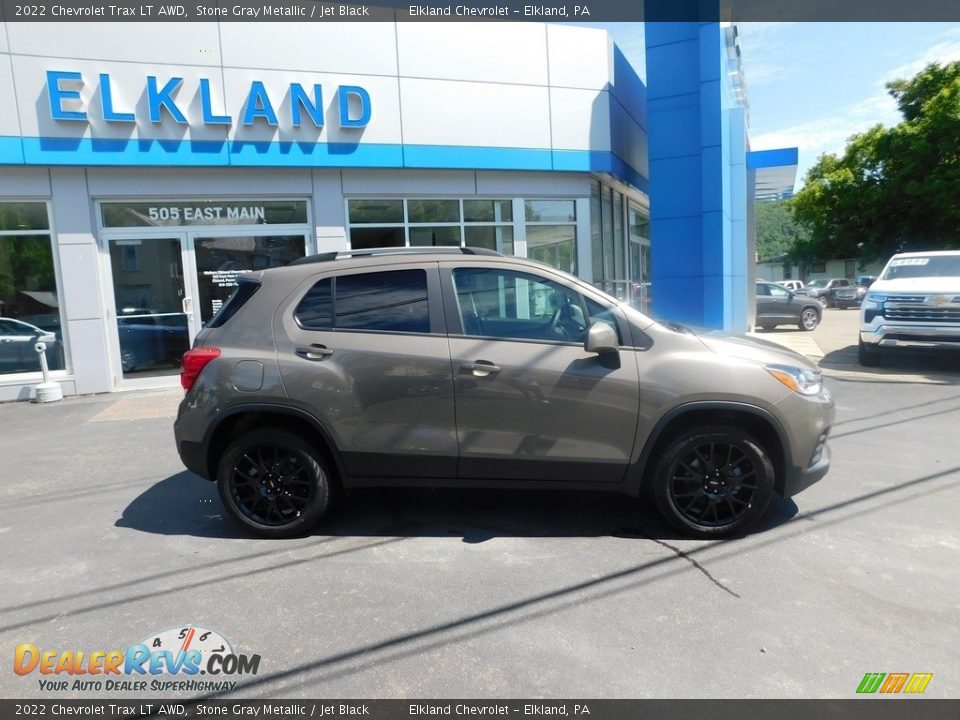 2022 Chevrolet Trax LT AWD Stone Gray Metallic / Jet Black Photo #2