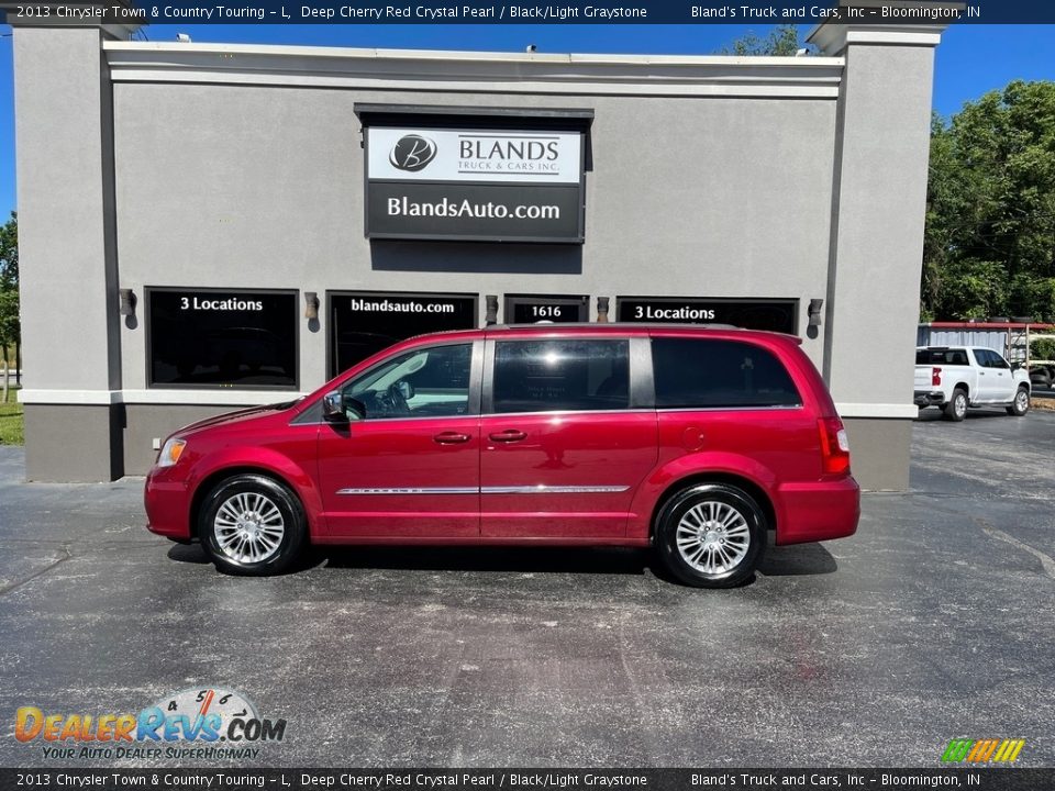 2013 Chrysler Town & Country Touring - L Deep Cherry Red Crystal Pearl / Black/Light Graystone Photo #1