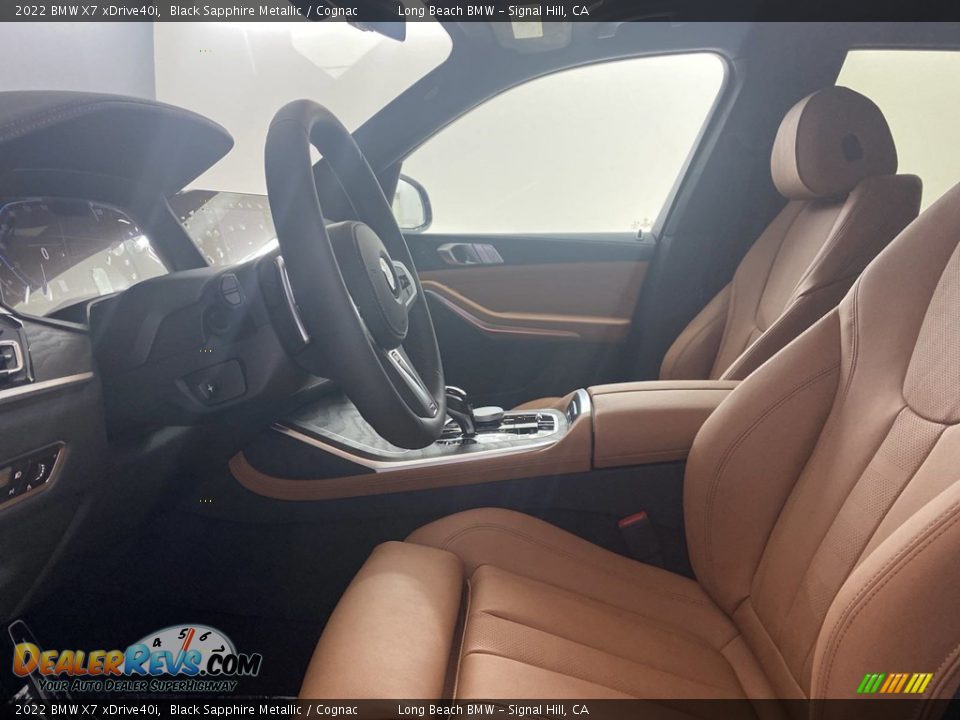2022 BMW X7 xDrive40i Black Sapphire Metallic / Cognac Photo #13