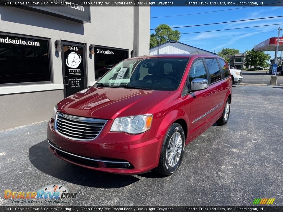 2013 Chrysler Town & Country Touring - L Deep Cherry Red Crystal Pearl / Black/Light Graystone Photo #2