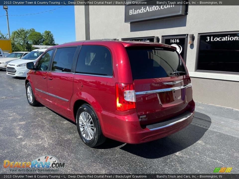 2013 Chrysler Town & Country Touring - L Deep Cherry Red Crystal Pearl / Black/Light Graystone Photo #3