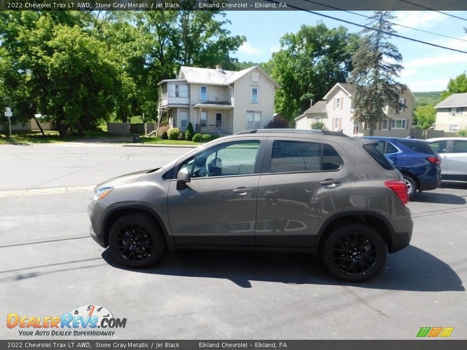 2022 Chevrolet Trax LT AWD Stone Gray Metallic / Jet Black Photo #6