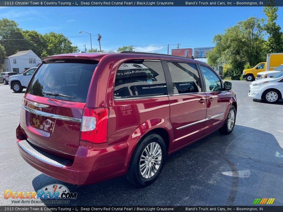 2013 Chrysler Town & Country Touring - L Deep Cherry Red Crystal Pearl / Black/Light Graystone Photo #4