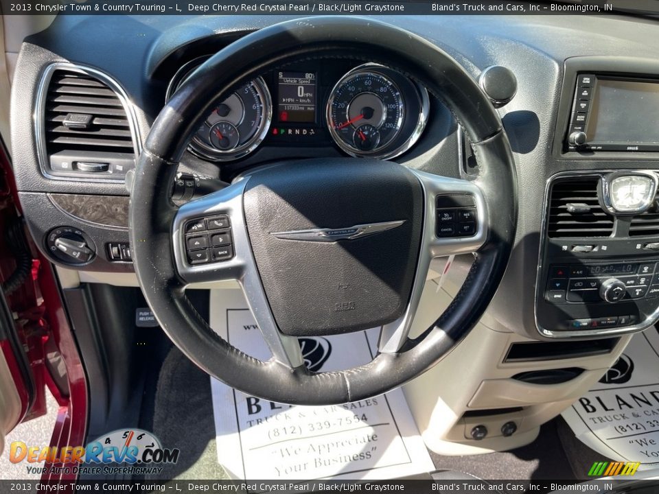 2013 Chrysler Town & Country Touring - L Deep Cherry Red Crystal Pearl / Black/Light Graystone Photo #8