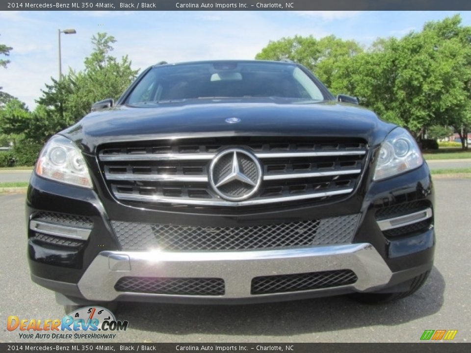 2014 Mercedes-Benz ML 350 4Matic Black / Black Photo #4