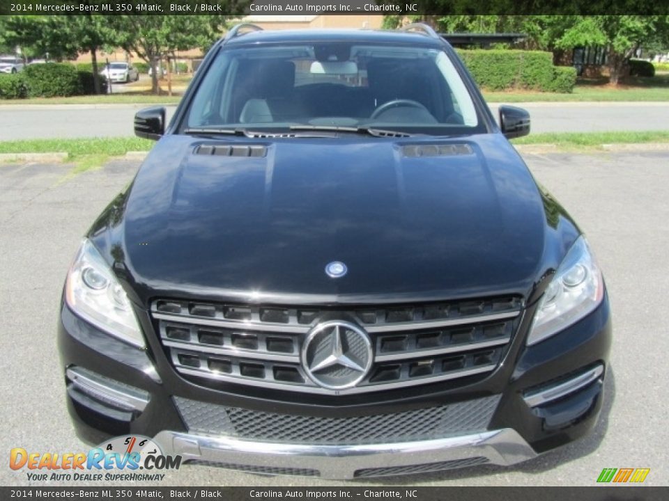 2014 Mercedes-Benz ML 350 4Matic Black / Black Photo #5