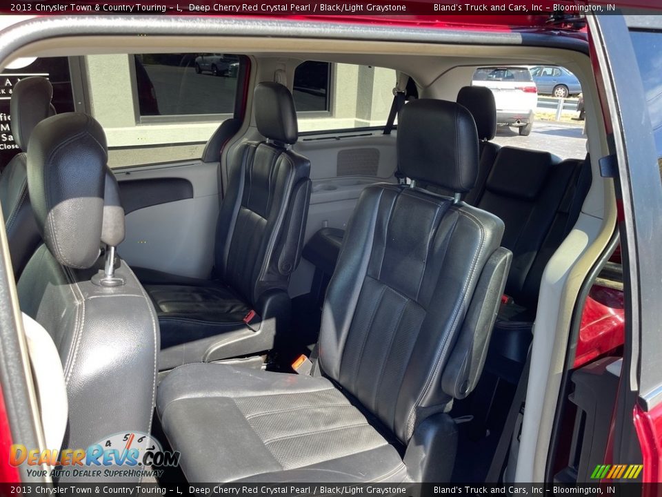 2013 Chrysler Town & Country Touring - L Deep Cherry Red Crystal Pearl / Black/Light Graystone Photo #21