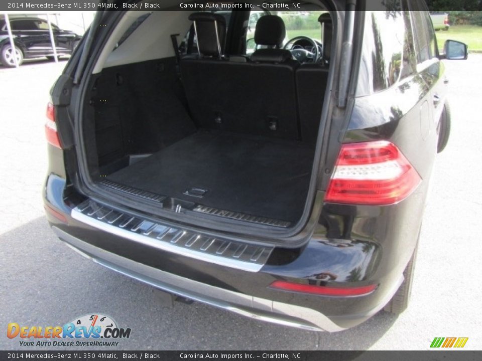 2014 Mercedes-Benz ML 350 4Matic Black / Black Photo #9