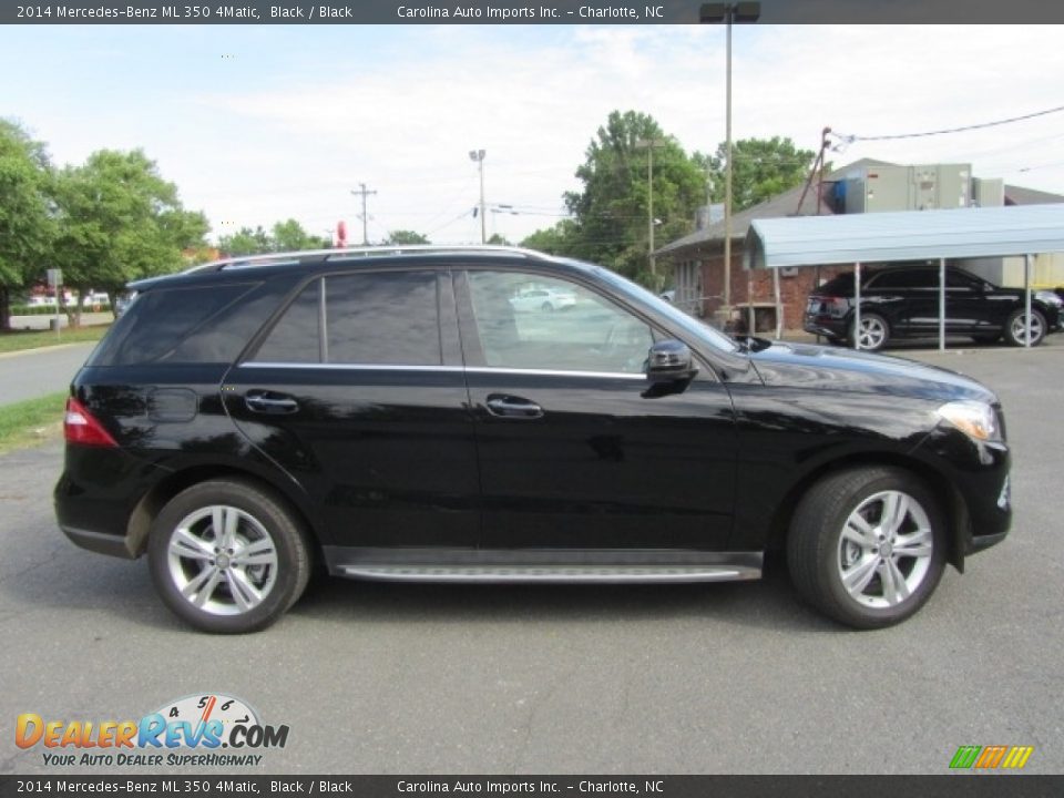 2014 Mercedes-Benz ML 350 4Matic Black / Black Photo #13