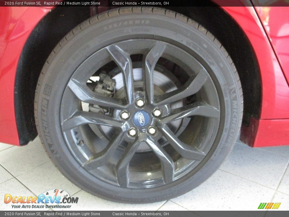 2020 Ford Fusion SE Rapid Red / Medium Light Stone Photo #6