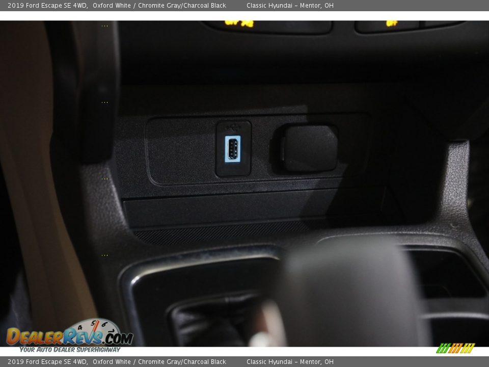 2019 Ford Escape SE 4WD Oxford White / Chromite Gray/Charcoal Black Photo #12