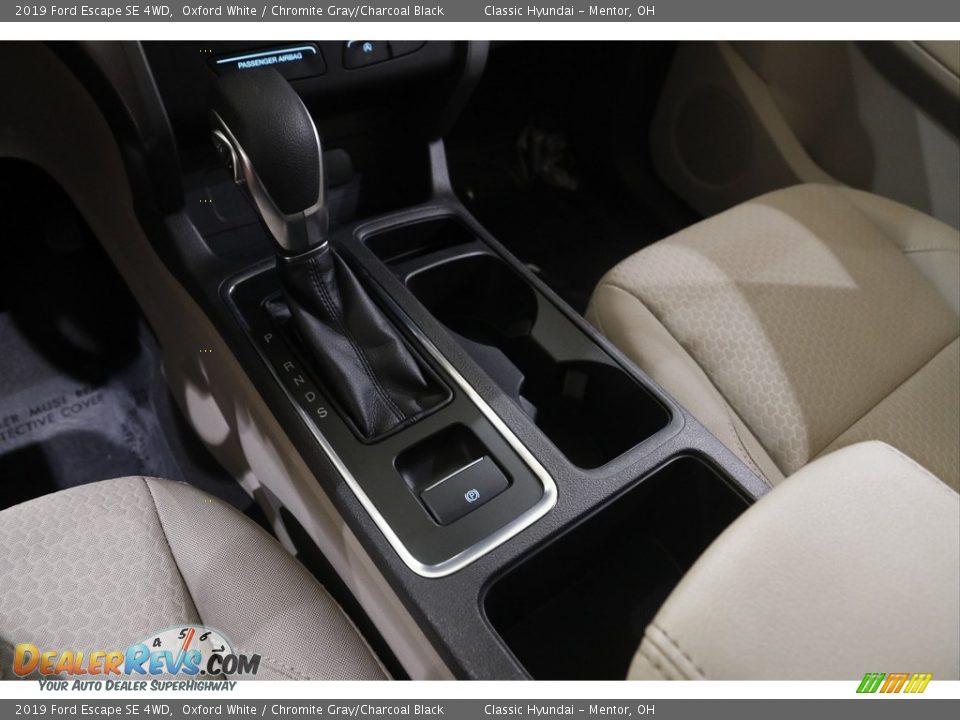 2019 Ford Escape SE 4WD Oxford White / Chromite Gray/Charcoal Black Photo #13