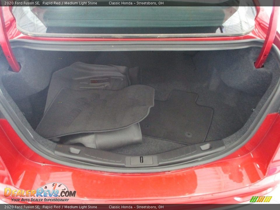 2020 Ford Fusion SE Rapid Red / Medium Light Stone Photo #12