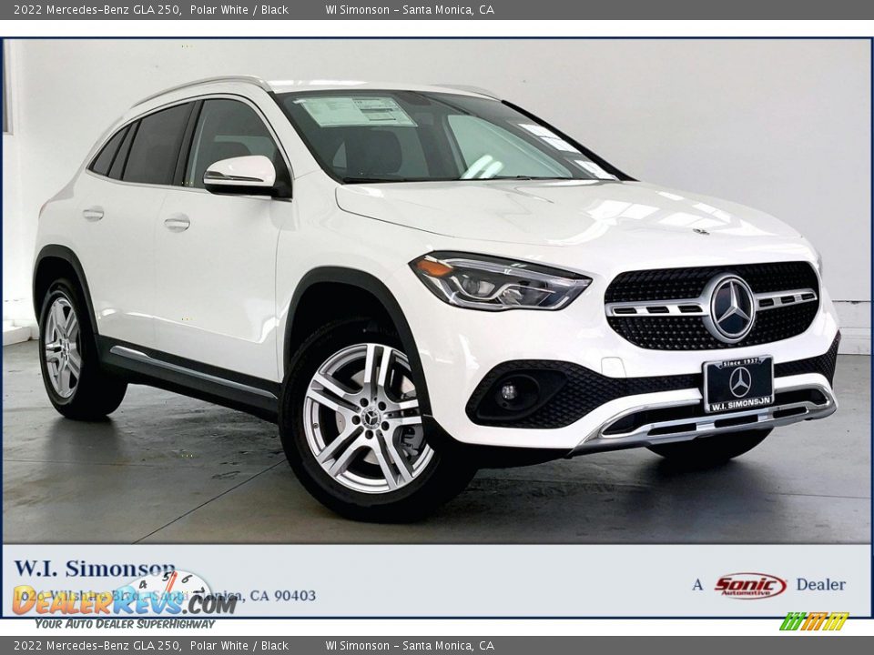 2022 Mercedes-Benz GLA 250 Polar White / Black Photo #1