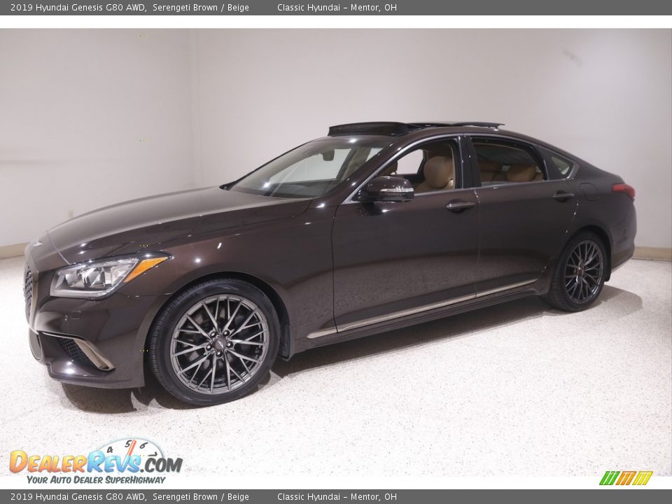 Front 3/4 View of 2019 Hyundai Genesis G80 AWD Photo #3