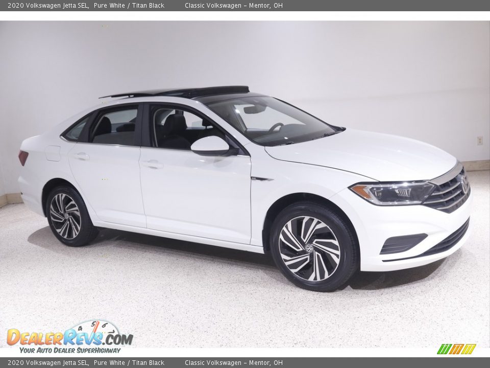 Pure White 2020 Volkswagen Jetta SEL Photo #1