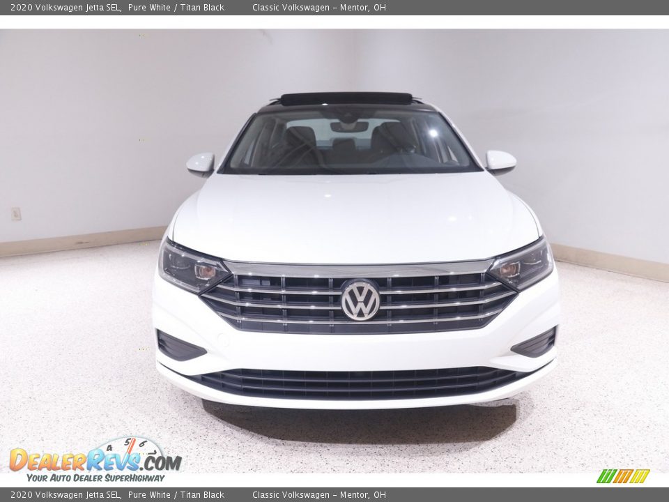 2020 Volkswagen Jetta SEL Pure White / Titan Black Photo #2