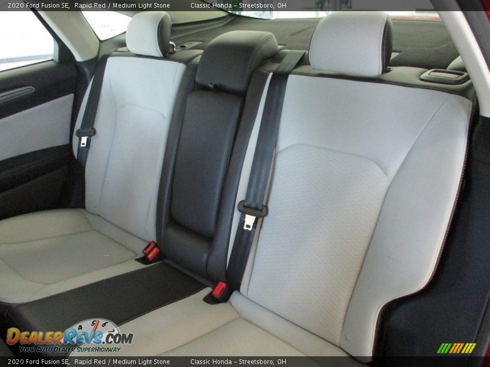 2020 Ford Fusion SE Rapid Red / Medium Light Stone Photo #22