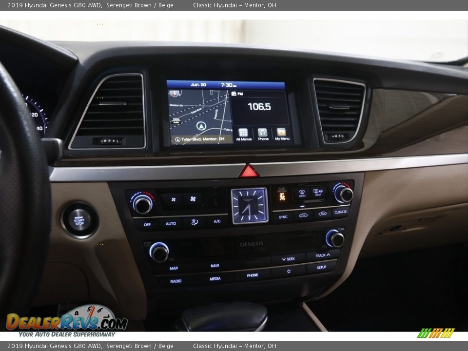 Controls of 2019 Hyundai Genesis G80 AWD Photo #9