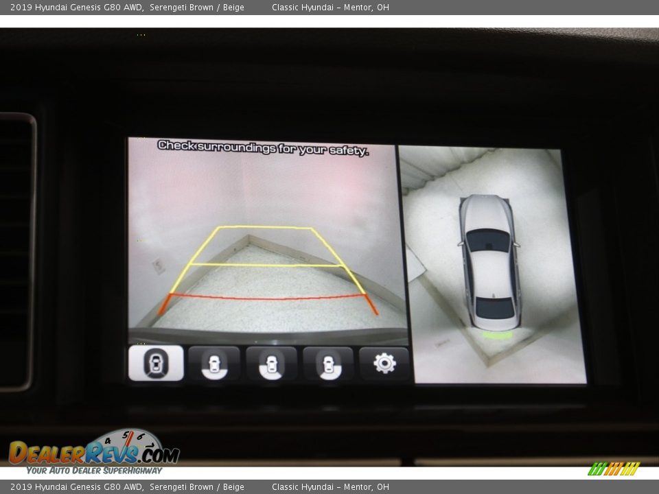 2019 Hyundai Genesis G80 AWD Serengeti Brown / Beige Photo #12