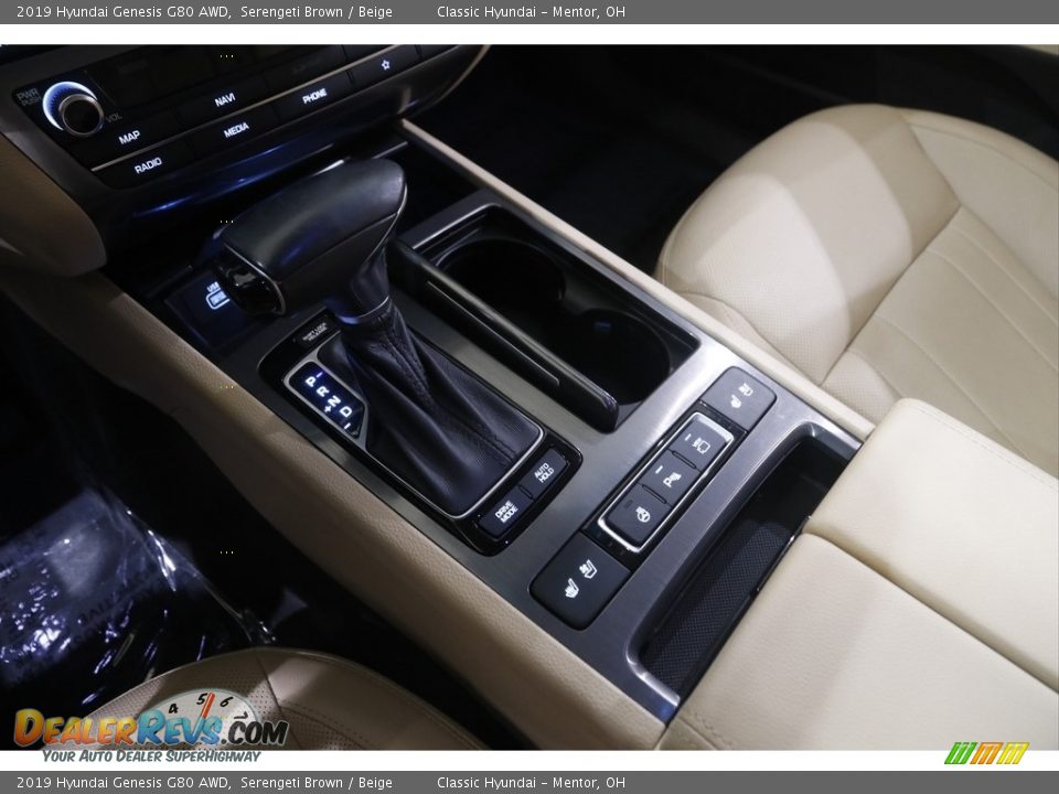 2019 Hyundai Genesis G80 AWD Serengeti Brown / Beige Photo #14
