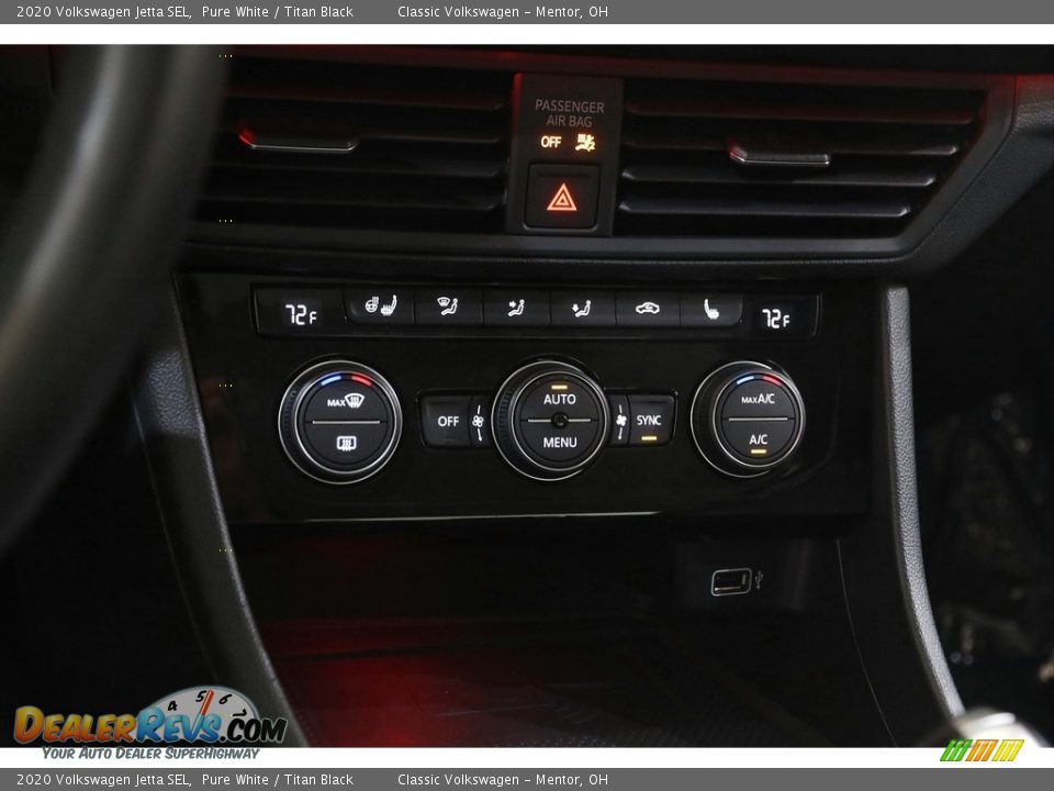 2020 Volkswagen Jetta SEL Pure White / Titan Black Photo #13