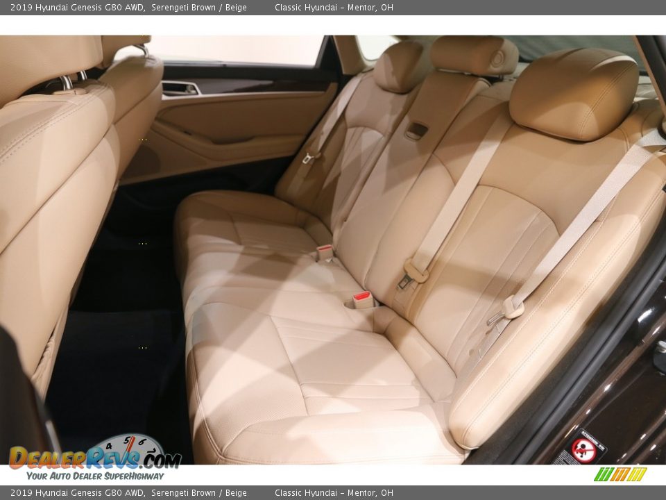 2019 Hyundai Genesis G80 AWD Serengeti Brown / Beige Photo #18