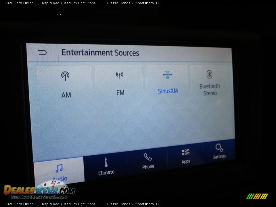 2020 Ford Fusion SE Rapid Red / Medium Light Stone Photo #35