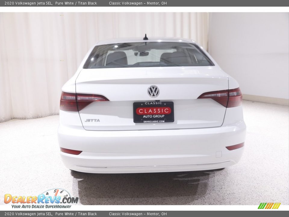 2020 Volkswagen Jetta SEL Pure White / Titan Black Photo #18