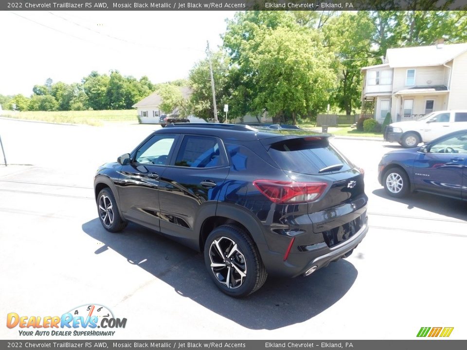 2022 Chevrolet TrailBlazer RS AWD Mosaic Black Metallic / Jet Black w/Red Accents Photo #5