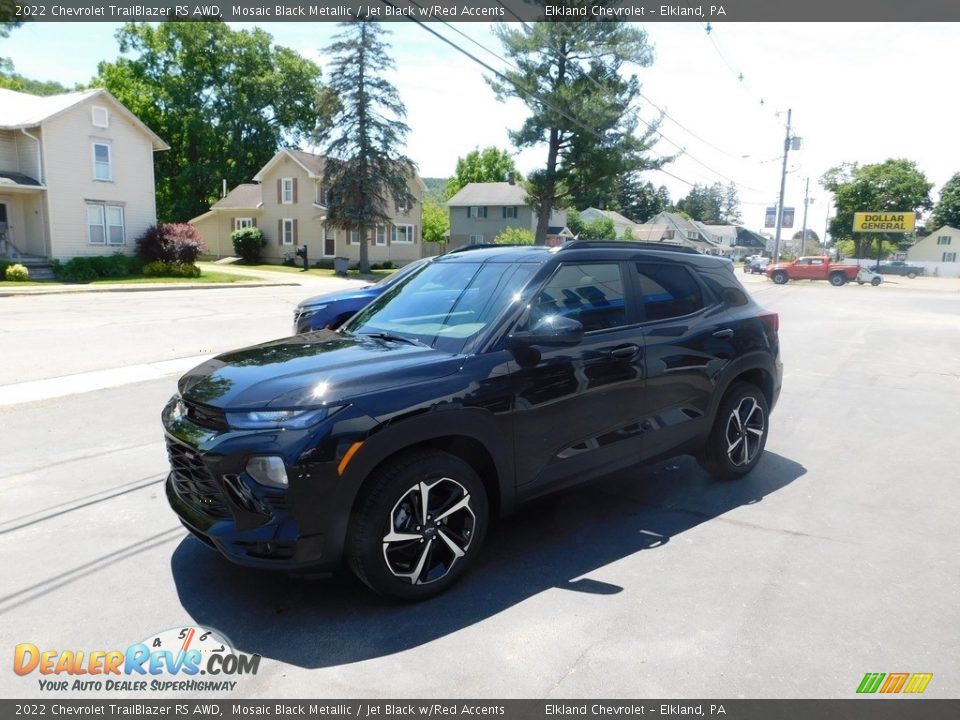 2022 Chevrolet TrailBlazer RS AWD Mosaic Black Metallic / Jet Black w/Red Accents Photo #7