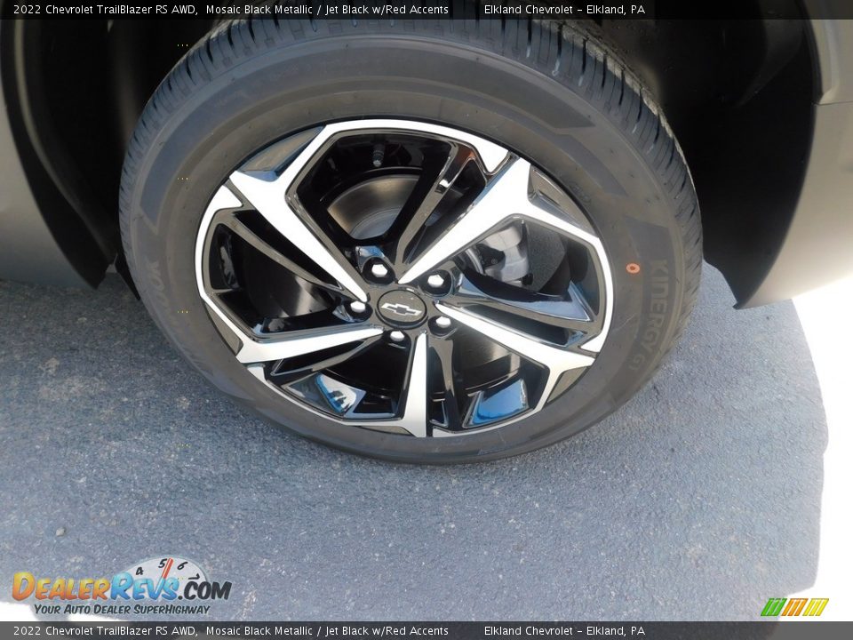 2022 Chevrolet TrailBlazer RS AWD Mosaic Black Metallic / Jet Black w/Red Accents Photo #11