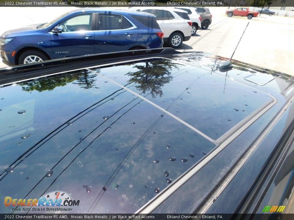 2022 Chevrolet TrailBlazer RS AWD Mosaic Black Metallic / Jet Black w/Red Accents Photo #12