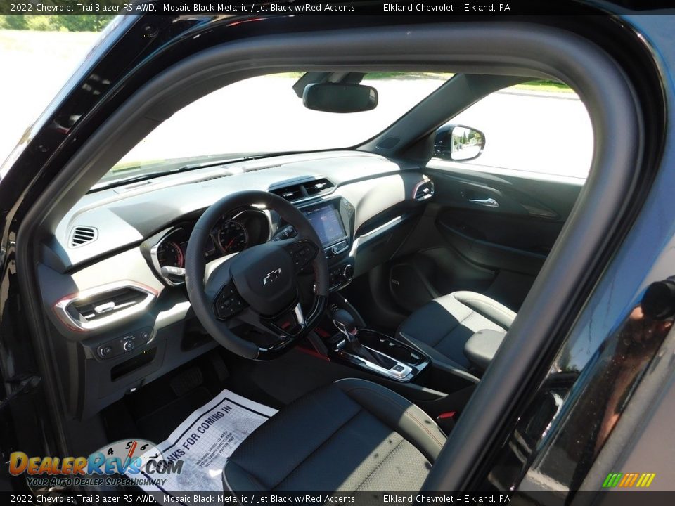 2022 Chevrolet TrailBlazer RS AWD Mosaic Black Metallic / Jet Black w/Red Accents Photo #14