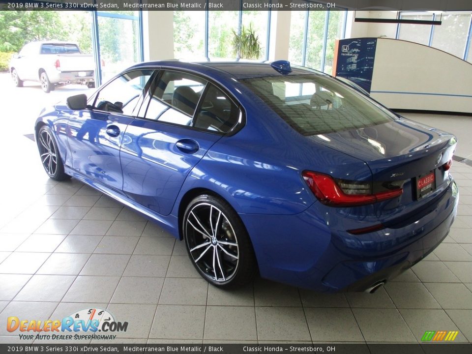 2019 BMW 3 Series 330i xDrive Sedan Mediterranean Blue Metallic / Black Photo #9