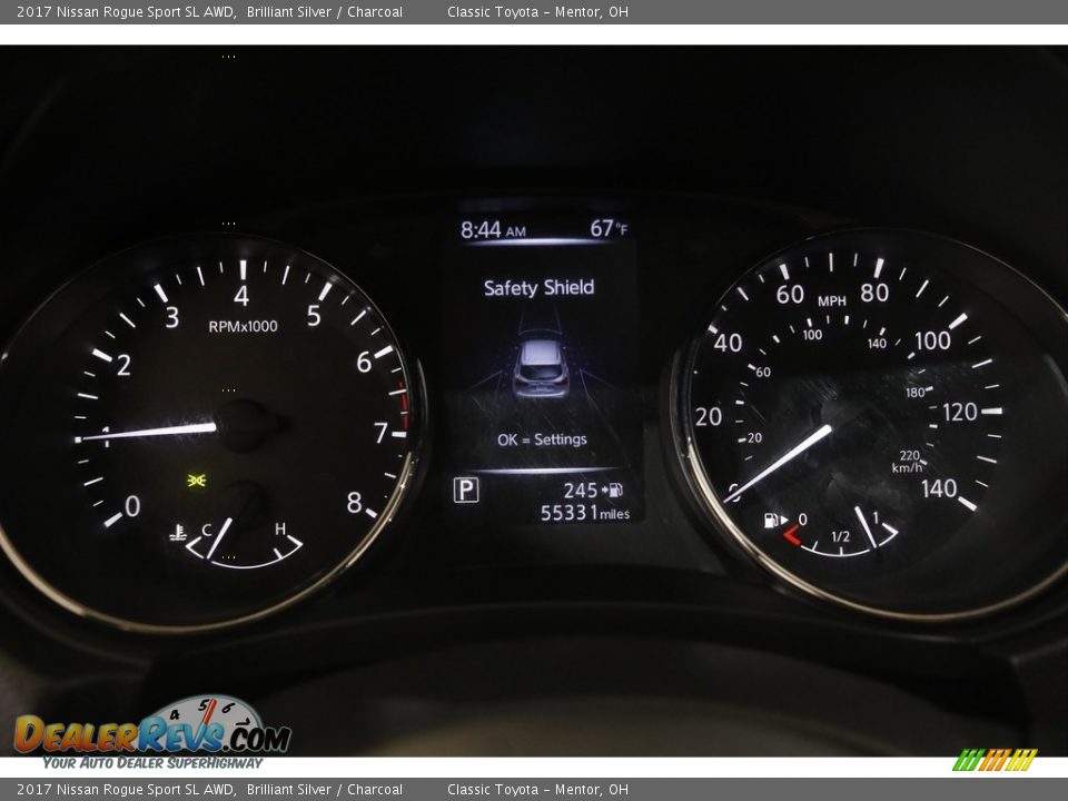 2017 Nissan Rogue Sport SL AWD Brilliant Silver / Charcoal Photo #8