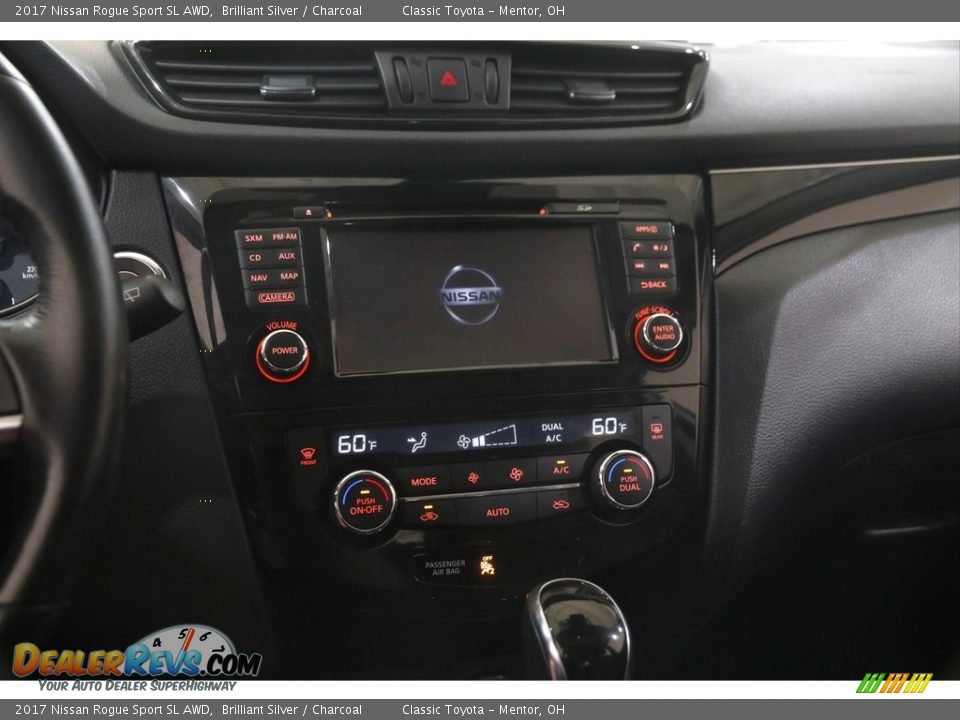 2017 Nissan Rogue Sport SL AWD Brilliant Silver / Charcoal Photo #9